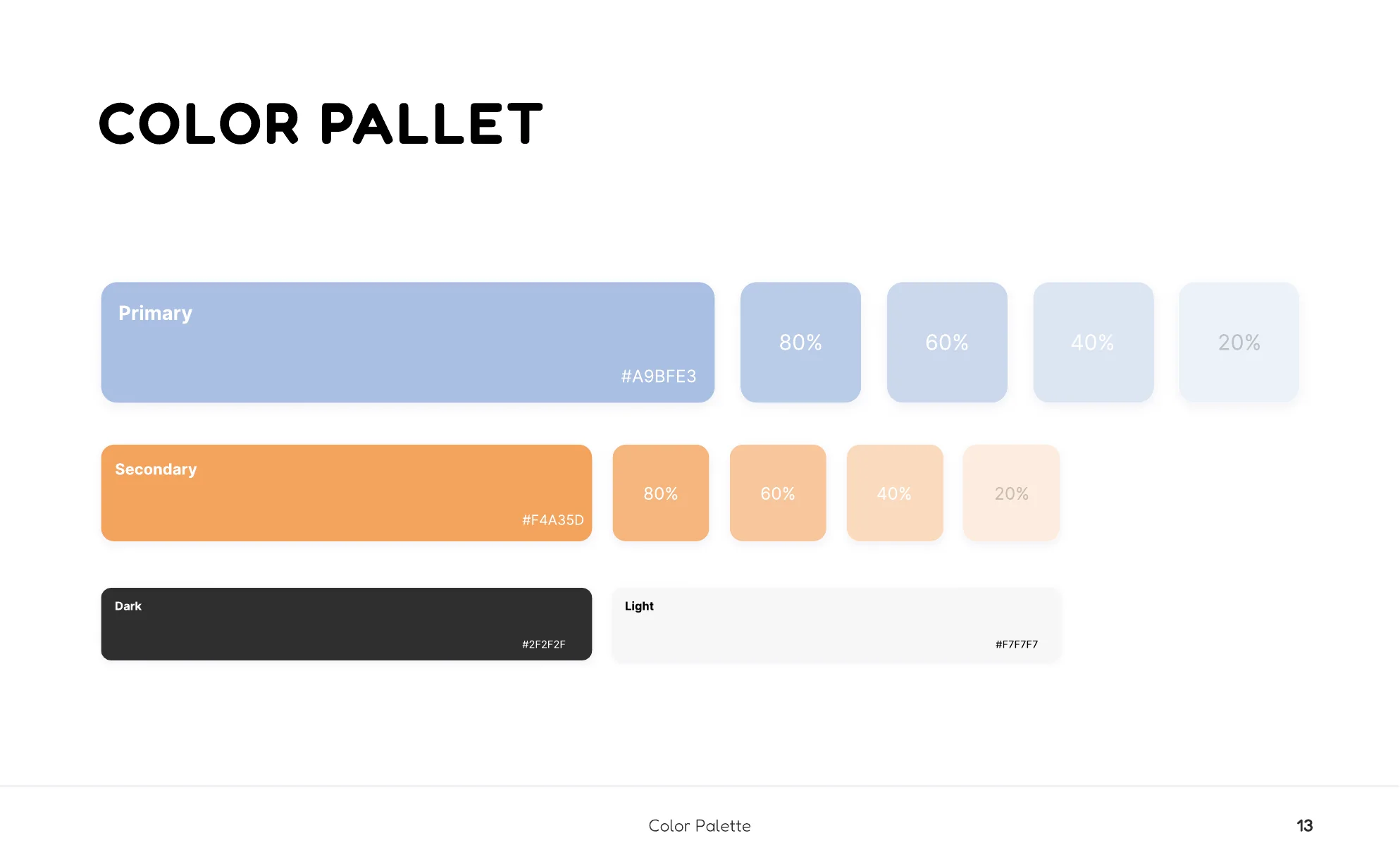 First Smile colour palette