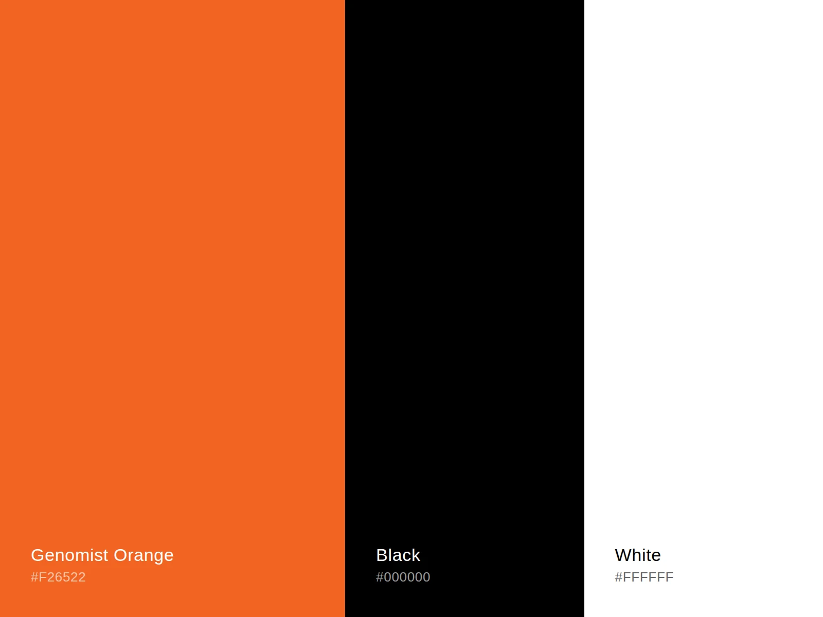 Genomist colours