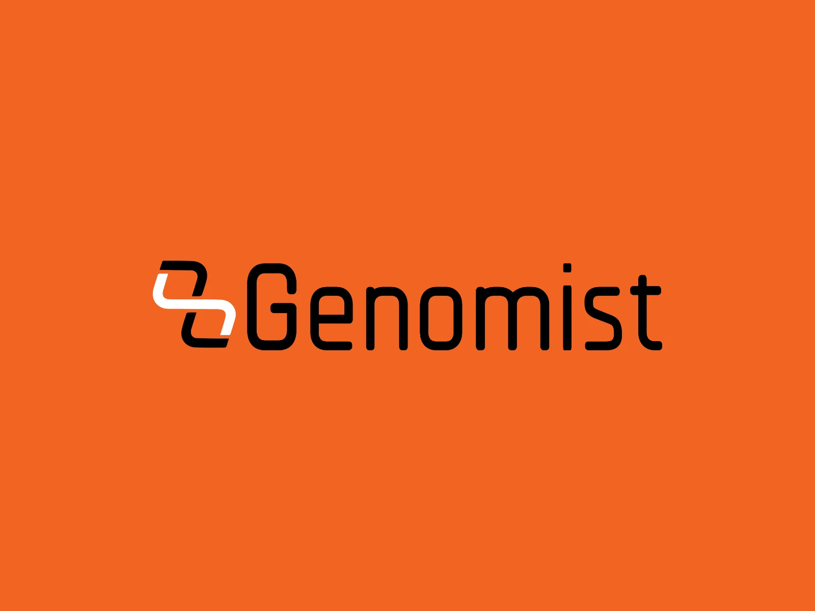 Genomist logo on orange